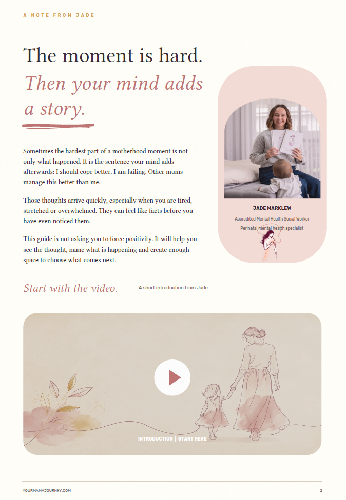 Thought Spiral guide middle page
