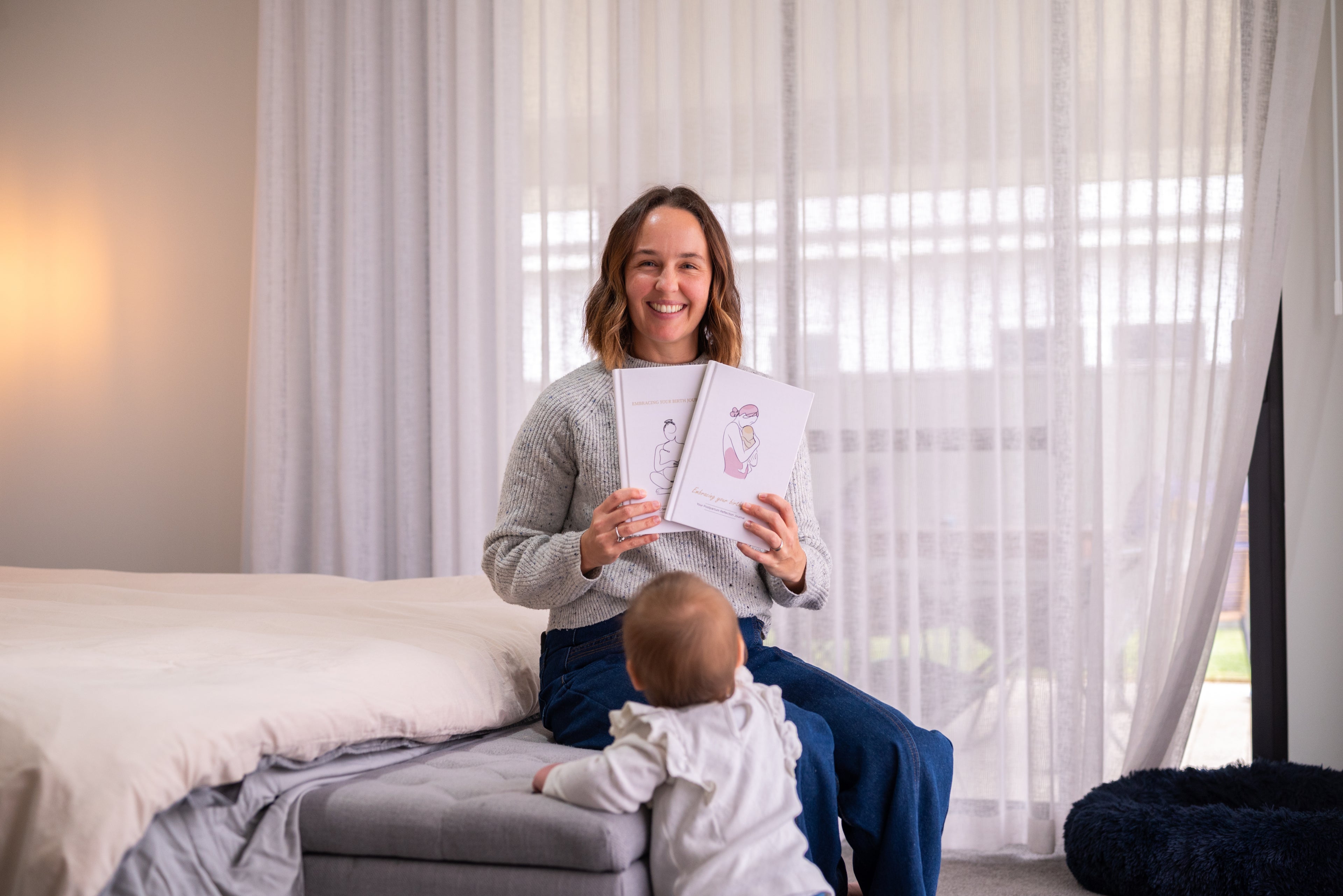 Load video: Jade, a mum and accredited mental health social worker, shares the story behind Your Mama Journey and how this journal can support you emotionally — no matter how your birth unfolded.